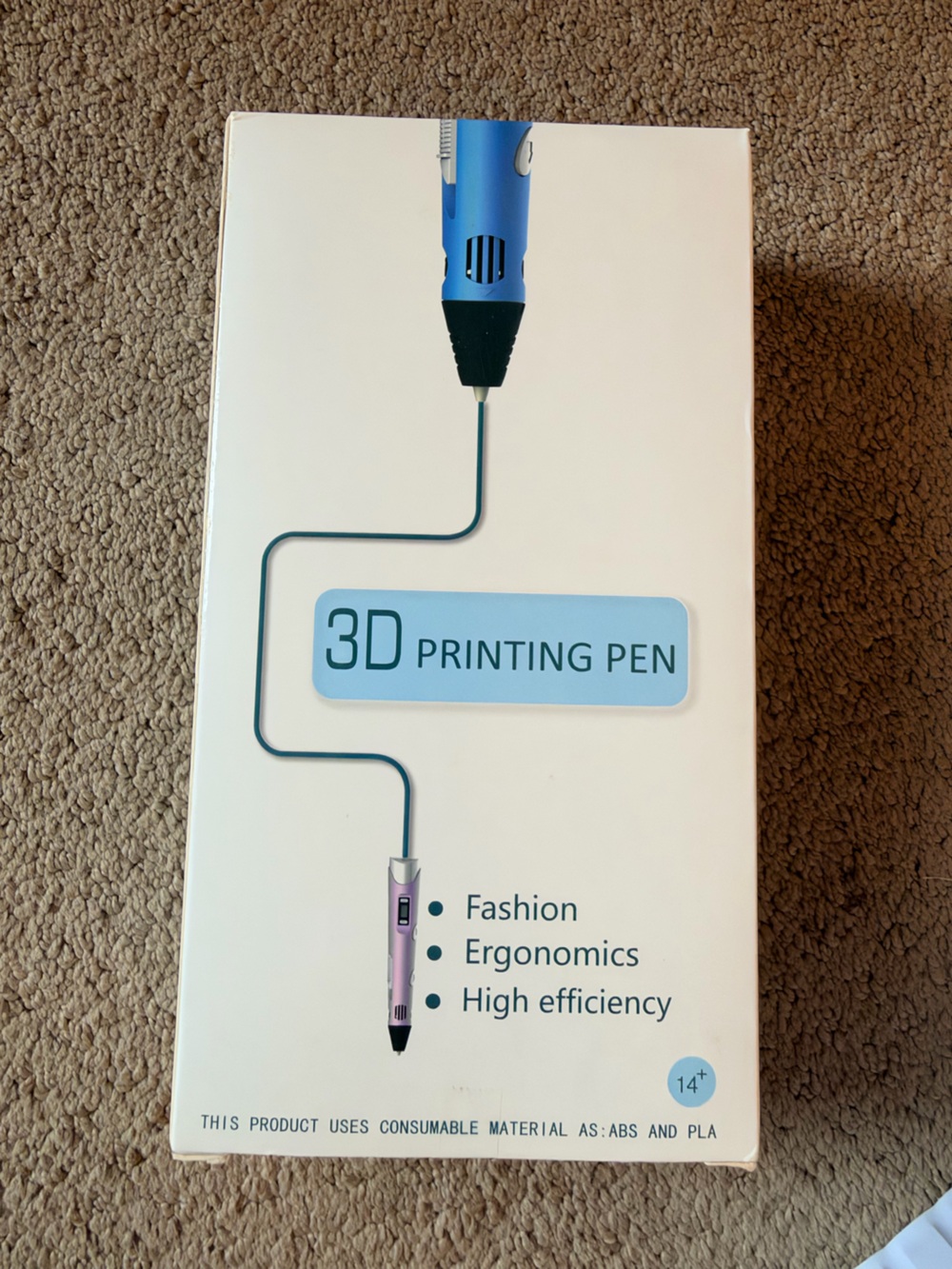 3D Printing Pen - Blue and Pink